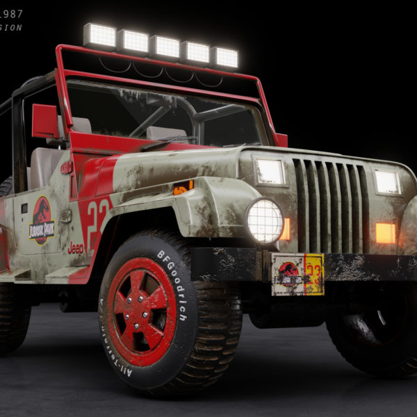Jeep Wrangler (Jurassic Park edition)