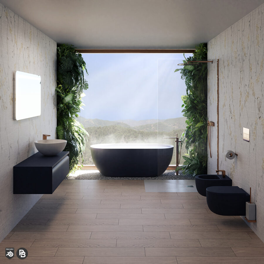 Garden bathroom