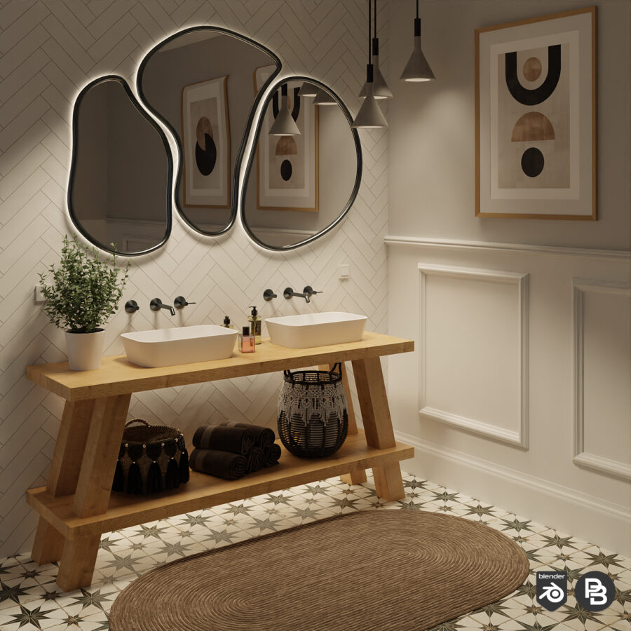 Lighting bathroom