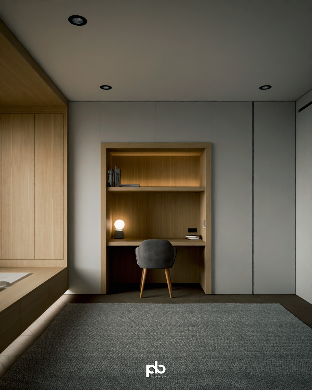 Habitación minimalista