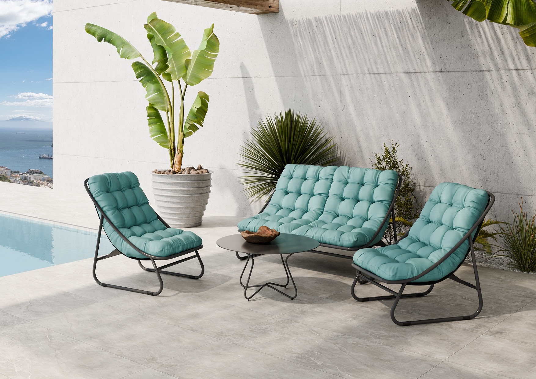 Modeling and rendering of outdoor furniture